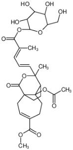 Pseudolaric acid B-O-beta-D-glucopyranoside